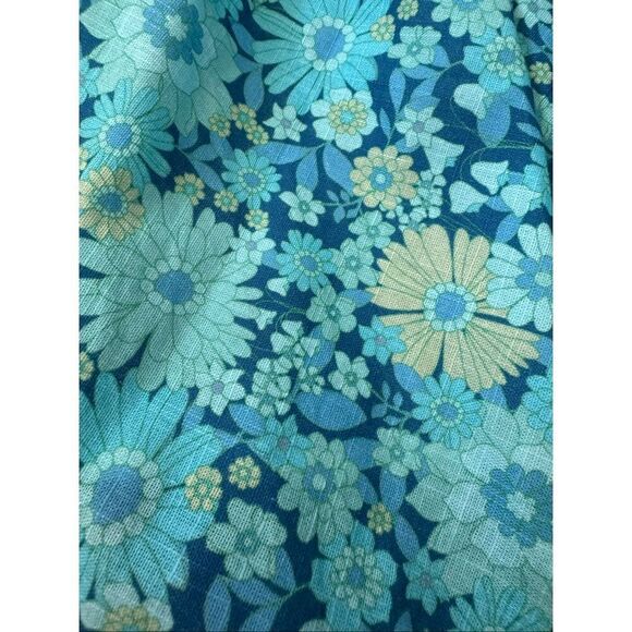 Lacey Lane whimsy daisy floral retro 70s style dress girls size 7 blue retro sle - Picture 2 of 7